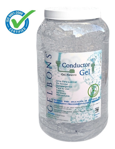  Gel Conductor Premium Ultrasonido O Electroestimulador 4 L Fragancia Neutro Tipo De Envase Tarro