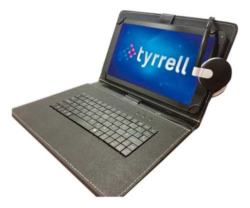 Tablet 10 Tyrrell 1gb 8 Gb Quad Core Funda Teclado Auricular