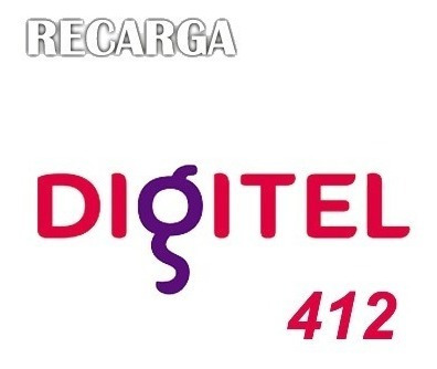 Recarga Saldo O Tarjeta A Tu Línea Celular Digitel 0412