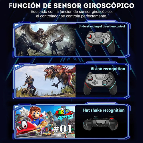 Control Inalámbrico Gamepad Para Nintendo Switch Joystick