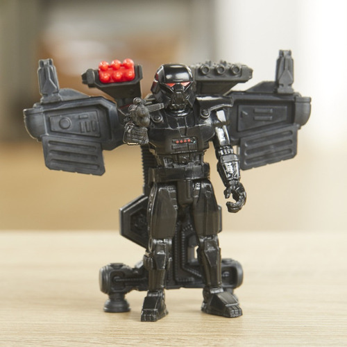 Set Figura Y Vehículo Dark Trooper Star Wars Mission Fleet