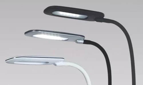 Imagen 2 de 4 de Lampara De Pie Diseño Moderno Con Luz Led Apto Living Neron
