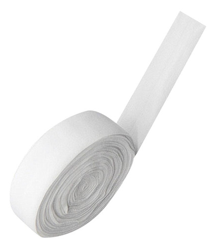 Cordão Elástico Trançado Com Miçangas Branco Branco 2cm