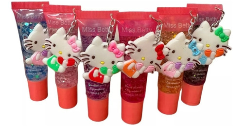 Pack De 6 Lip Gloss Hello Kitty 