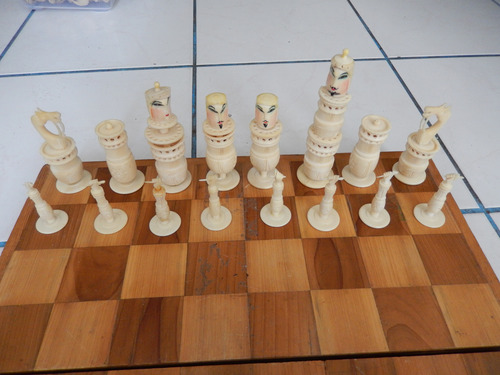 Juego Ajedrez Completo Vintage (Usado)