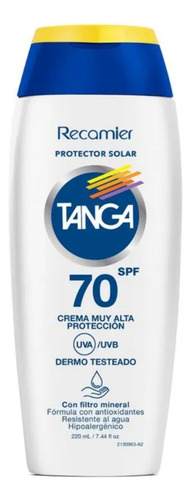 Bloq Tanga Spf 70 X 220ml - Ml