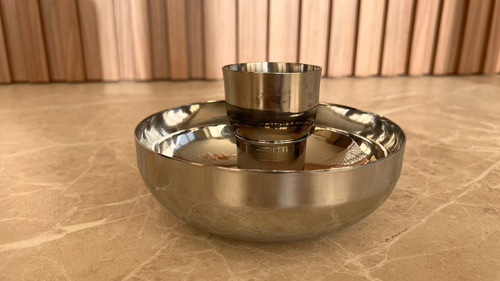Âmbula Cibório 2 Espéciecromado 300 Partícula E Cálice Inox