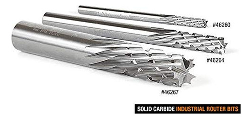 Amana Tool - 46268 Fresa Carburo Sólido Cnc Corte Espiral