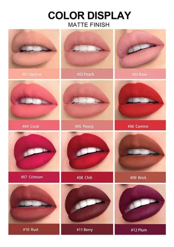 Delineador De Labios Handaiyan Antiadherente Copo Terno Rota