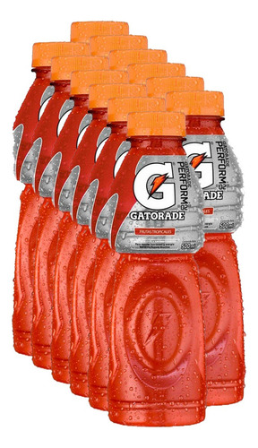 Gatorade 500ml - Pack 12 Botellas - Frutas Tropicales