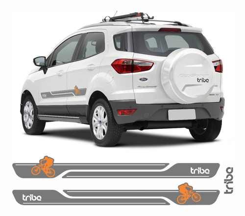 Adesivo Faixa Lateral Tribe Bicicleta Ford Ecosport Eco17