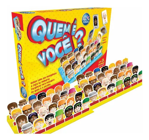 comprar Jogo Quem É Você Brinquedo Criança 7 Anos Adivinha Carinha