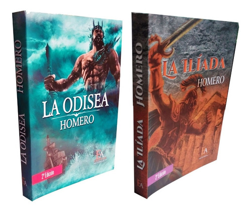 Colección Homero - La Ilíada Y La Odisea - Libros Nuevos