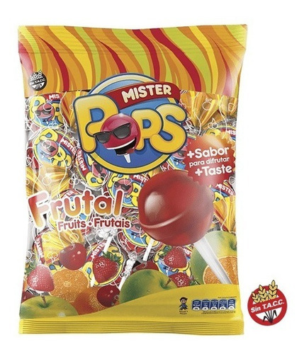 Imagen 1 de 3 de Chupetines Arcor Mr Pop X 50 U - Lollipop
