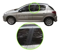 Comprar Calcos Parantes Peugeot 206 207 Negro Mate Liso - Ploteoya