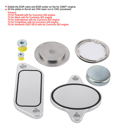 . Kit De Tapón Egr Delete Con Juntas Egr Cooler Eliminate