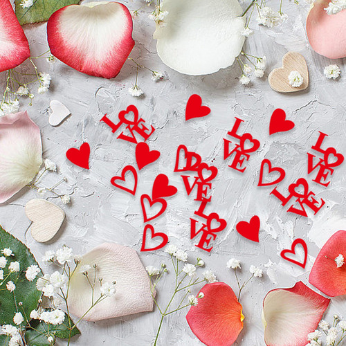2 X 200 Piezas Confeti De Papel Del Día De San Valentín