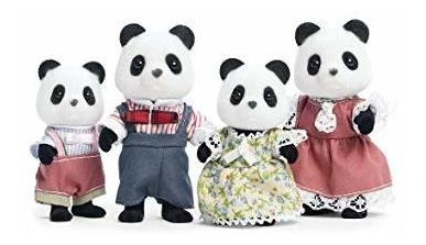 Muñecos De Peluche Calico Critters: Familia De Osos Panda, T