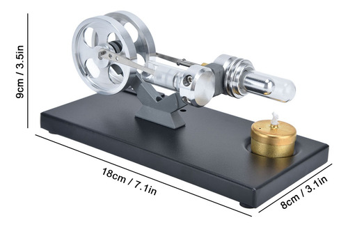 Kit De Motor Stirling, Modelo De Aleación De Aluminio