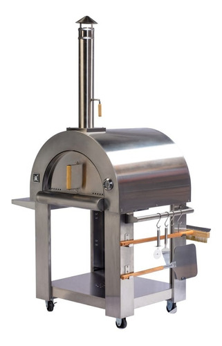 Horno A Leña Acero Inoxidable Premium Pizzas Campo Gourmet