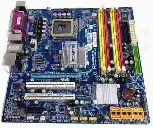 Placa Mãe 775 Gigabyte Ddr2 Core 2 Duo Quad Garantia Até 8gb