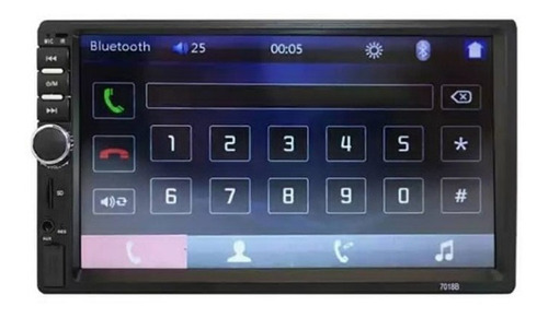 Reproductor De Pantalla Doble Din 7 Pulgadas Bluetooth Usb