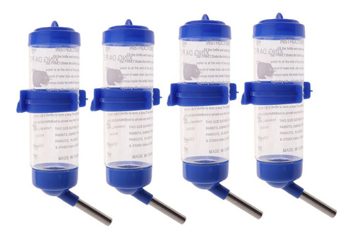 Paquete De 4 Botellas De Agua Para Mascotas Pequeñas Con
