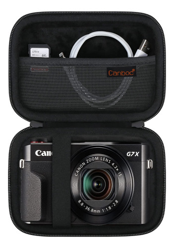 Canboc Funda Rigida Viaje Para Camara Digital Canon G7x Mark