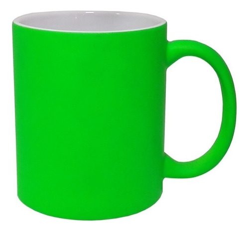 16 Taza De 11 Oz Neon De Ceramica Para Sublimar Sublimacion