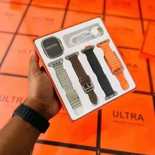 Reloj Inteligente Smartwatch 4 Correas Para Android/iPhone Color De La Caja  Plateado Color De La Correa Variado