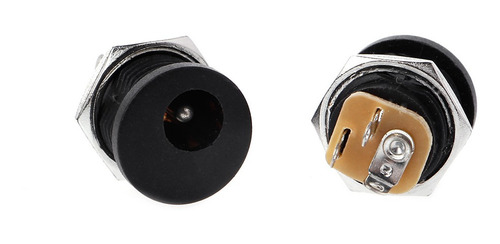 5 Conectores De Enchufe De Corriente Cc Macho De 5,5 Mm X 2,