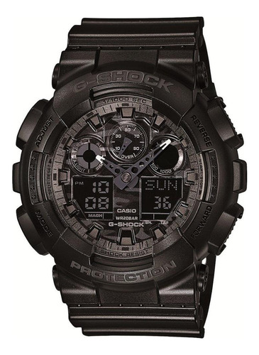 Relógio G-shock Ga-100cf-1adr Preto