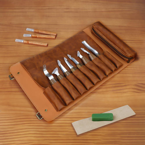 Kit De Tallado En Madera Métrico Para Principiantes Con Estu