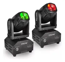 Comprar 2 Cabezas Moviles Led Beam Rgbw 4 En 1 Luces Dj - Steelpro