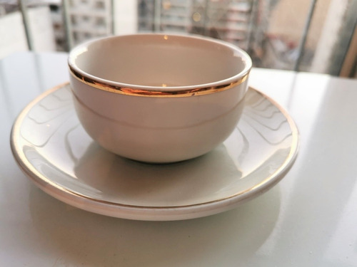 Taza Y Plato De Cafe Verbano Belgrano (Usado)