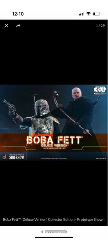 Imagen 4 de 4 de Hot Toys Boba Fett Deluxe Set Star Wars Nuevo 1/6 Fpx