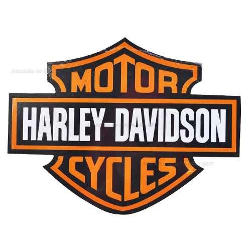 Quadro Decorativo Harley Davidson Area Churrasco E Lazer Mdf
