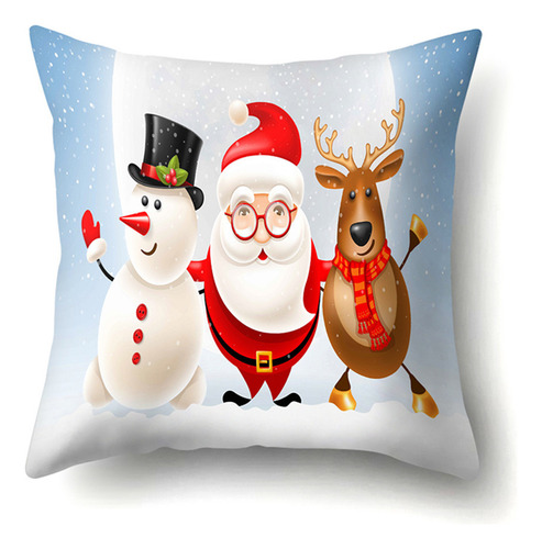 Funda Navideña De Almohada B Body, Decoración Navideña, Inte