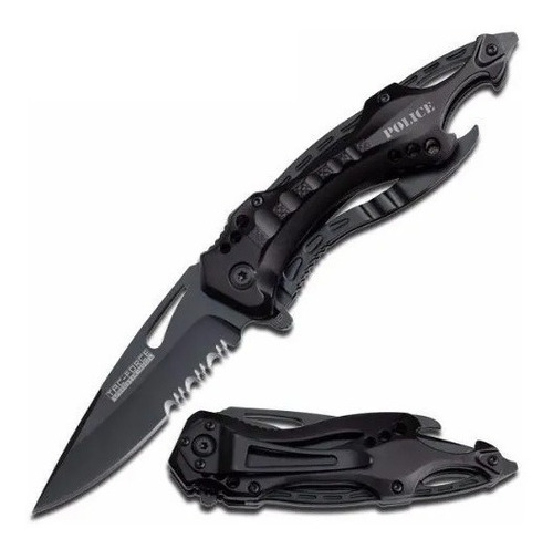 Imagen 1 de 10 de Cuchillo Navaja Tactica Shark Police Tac Force