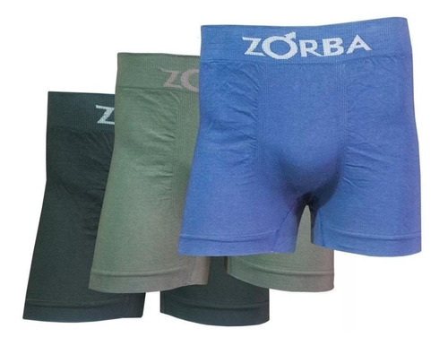 Pack 12 Boxer Zorba Lisos