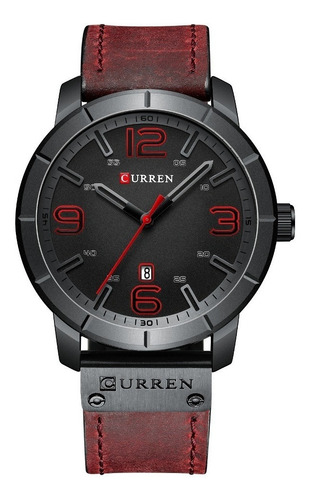 Relógio Masculino Curren Casual Social Pulseira De Couro