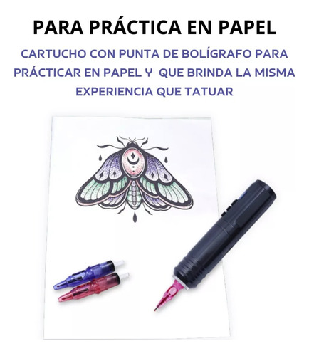 Cartuchos Para Tatuar De Práctica Punta De Bolígrafo 20 Pzas