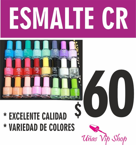 Esmalte Para Uñas Cr  Manicura Art Nail Esculpidas