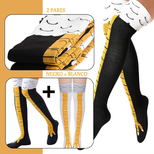 2 Pares Calcetines De Pantorrilla Para Mujer, Calcetines