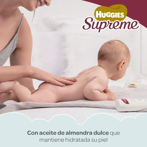 Imagen 6 de 7 de Pañales Huggies Supreme Etapa 2 Unisex 40 Piezas De 5 A 7.5