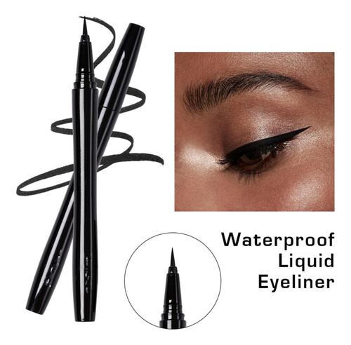 Maepeor Delineador De Ojos LĂquido Impermeable, Resistente A
