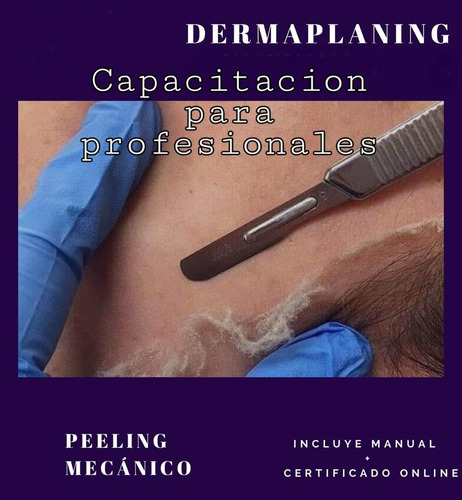 Capacitacion En Dermaplaning Manual + Videos + Certificado