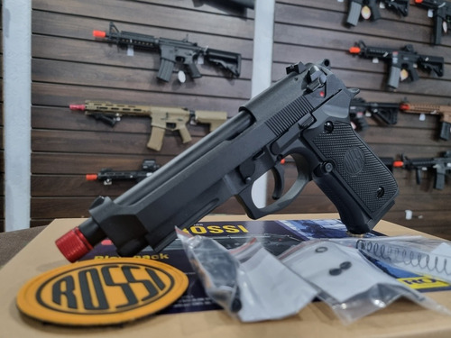 Imagem 2 de 9 de Airsoft Pistola Rossi Beretta M9 Fullmetal Blowback 6mm