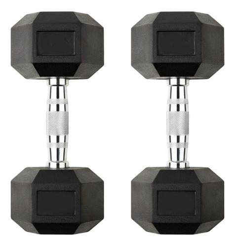 Par Halteres Dumbell Sextavado Ahead Sports As2102 30kg