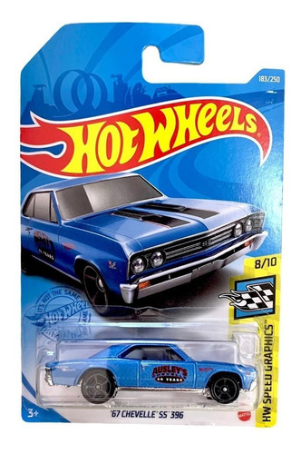 Hot Wheels '67 Chevelle Ss 396 Hw Speed Graphics 